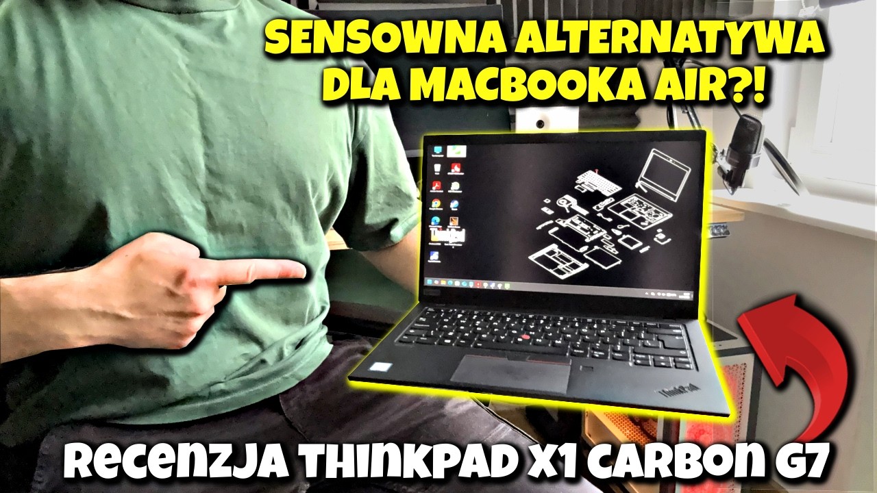 Ultralekki i solidnie wykonany laptop - ThinkPad X1 Carbon G7