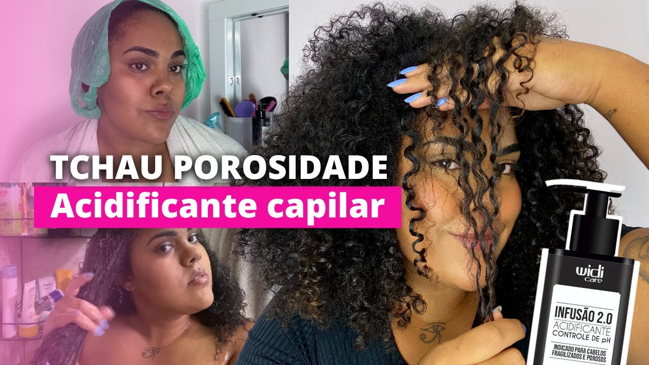 SALVANDO meu CRESPO POROSO EM CASA | ACIDIFICANTE INFUSÃO 2.0 DA WIDI CARE | Rapha Oscar