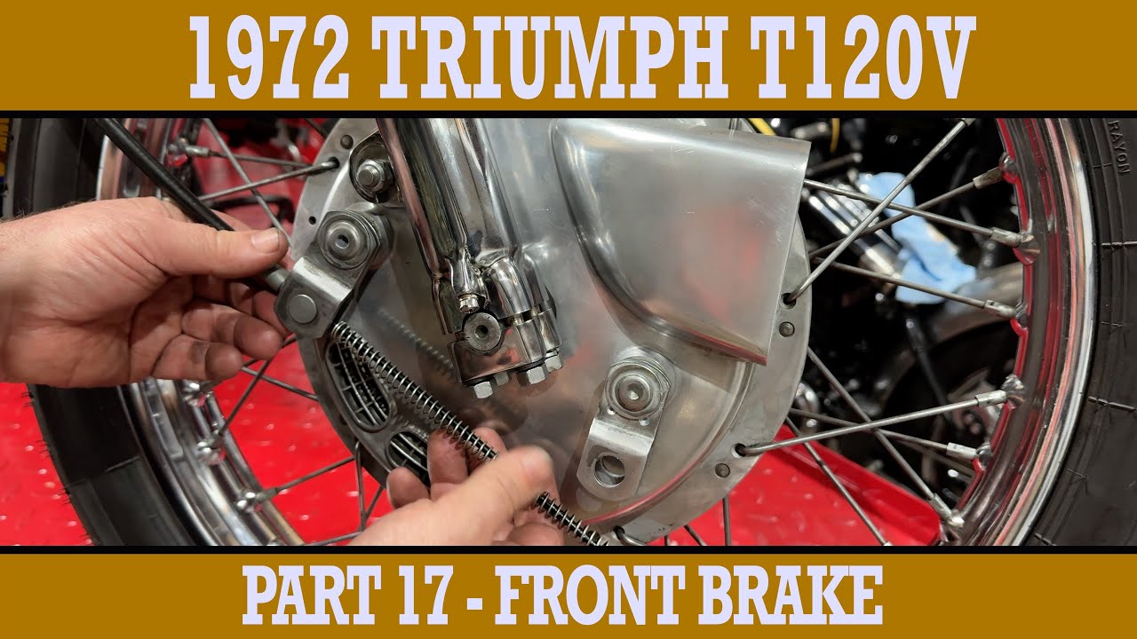 1972 Triumph Bonneville T120RV OIF 650 - Front brake - Part 17