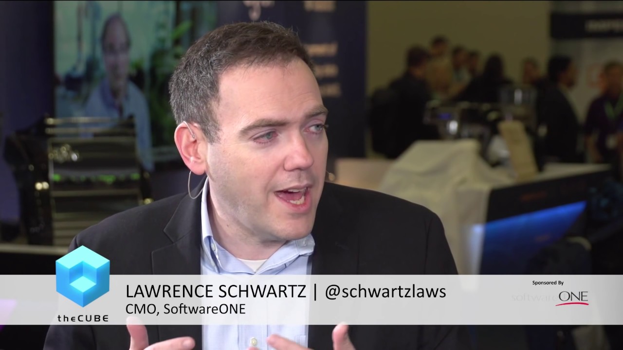 Mike Gersten & Lawrence Schwartz, SoftwareONE   AWS re Invent 2016   #reInvent   #theCUBE