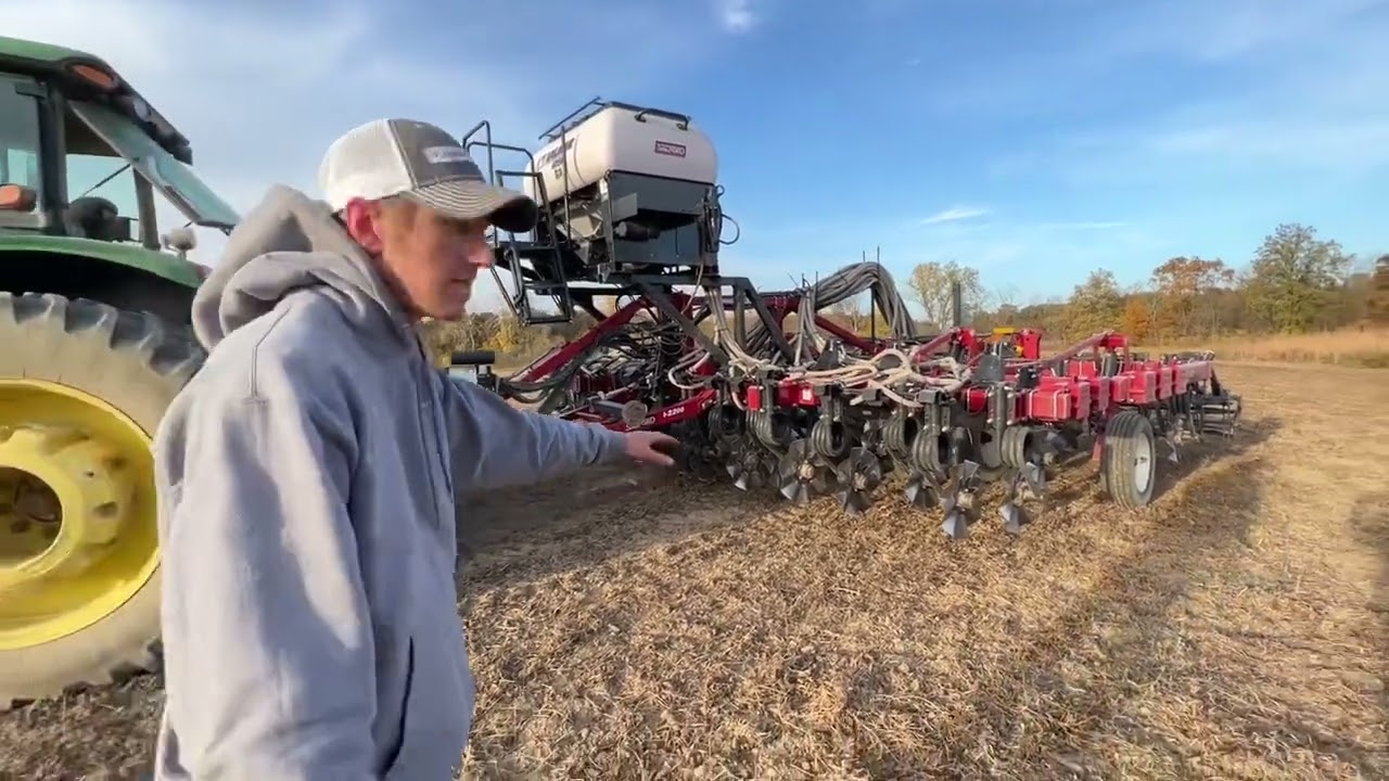 Seeding Wheat with Salford 2200 Tillage Tool