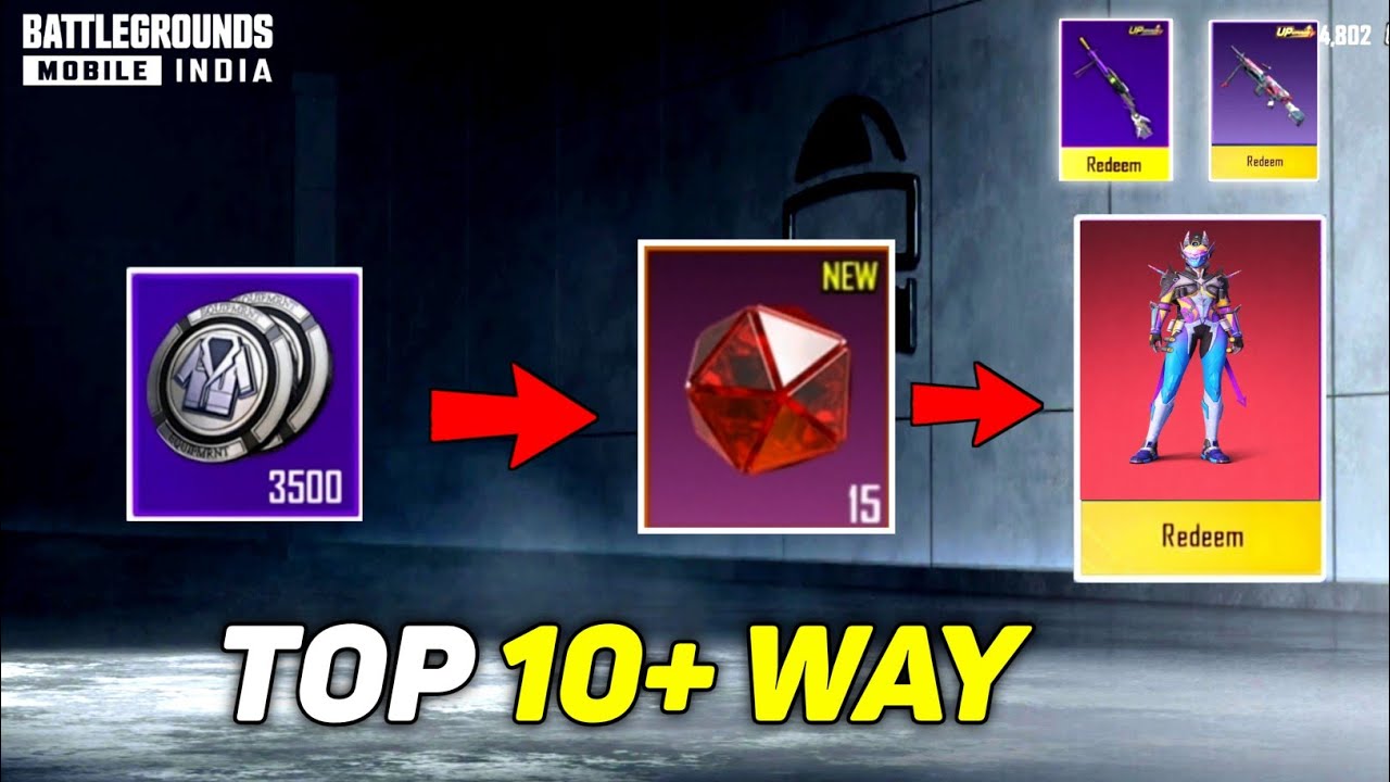10+ Ways 😍 GET FREE MYTHIC EMBLEM IN BGMI | HOW TO GET MYTHIC EMBLEM IN BGMI | BGMI NEW MYTHIC FORGE