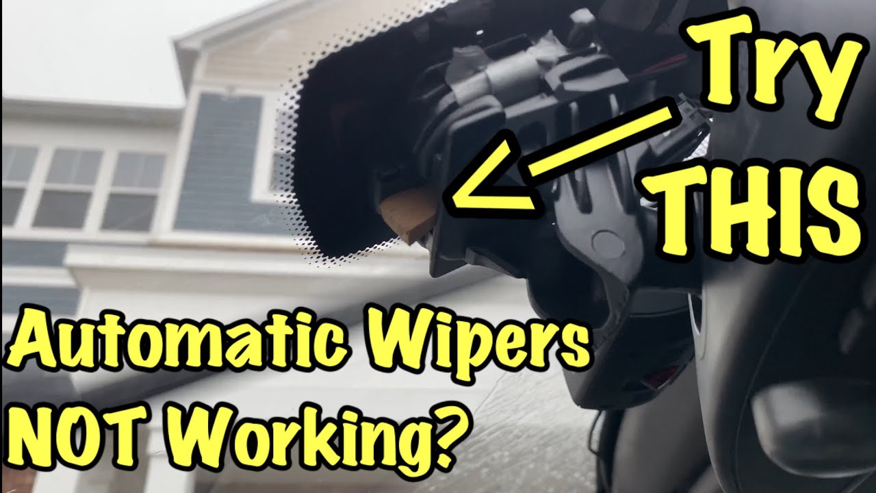 BMW Automatic Windshield Wipers Not Working? - Free Fix