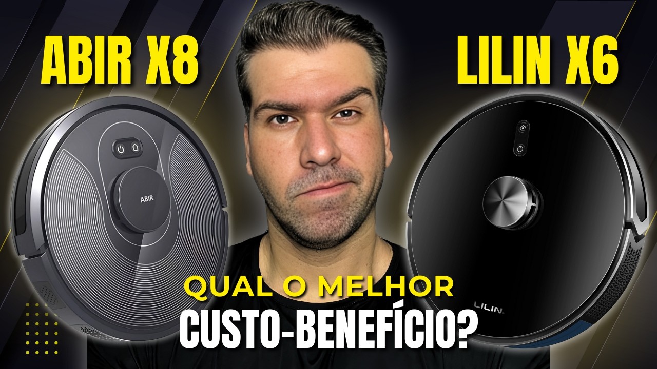 LILIN X6 vs Abir X8: Qual Robô Aspirador REALMENTE Vale a Pena em 2026?