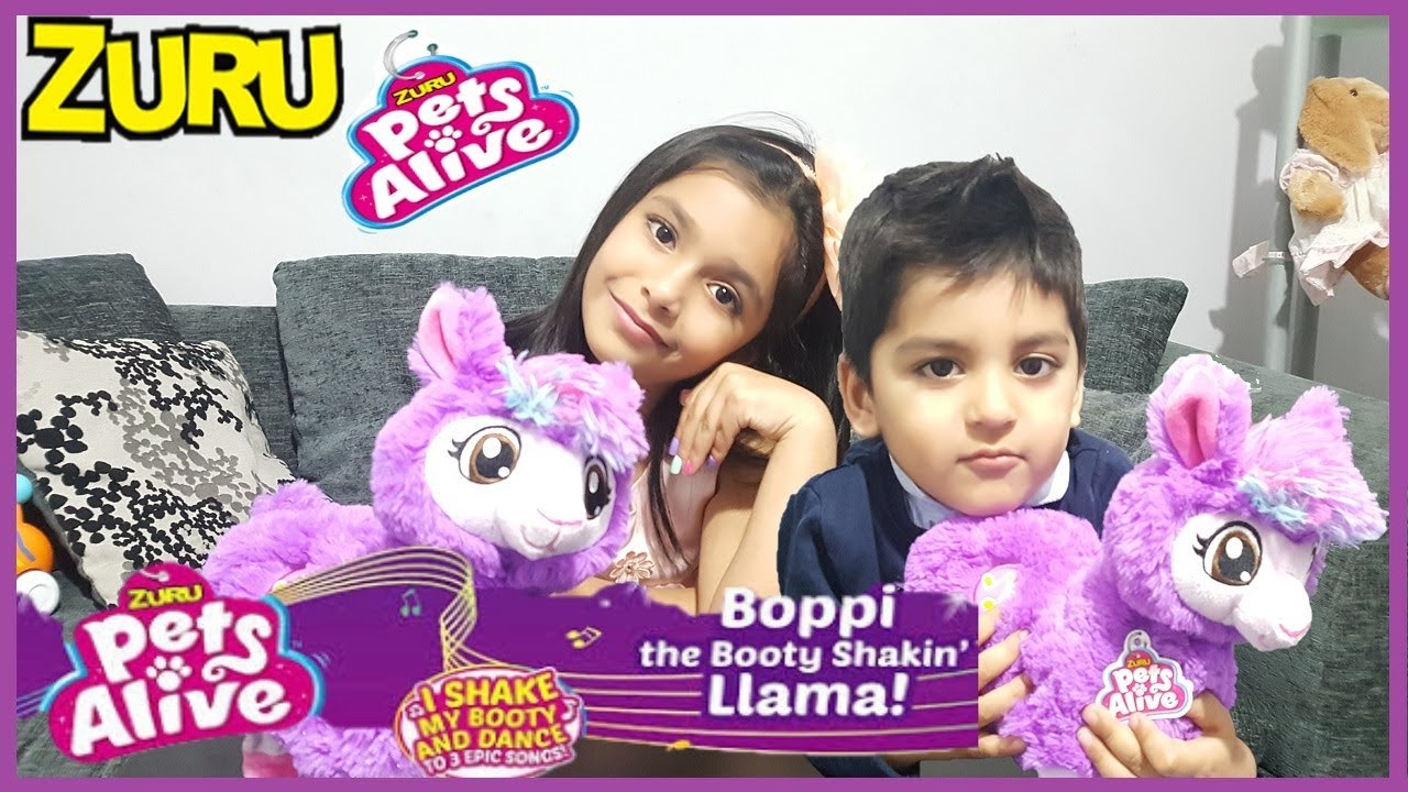 ZURU PETS ALIVE BOPPI THE PURPLE BOOTY SHAKIN LLAMA Unboxing by H&Z Kids Show