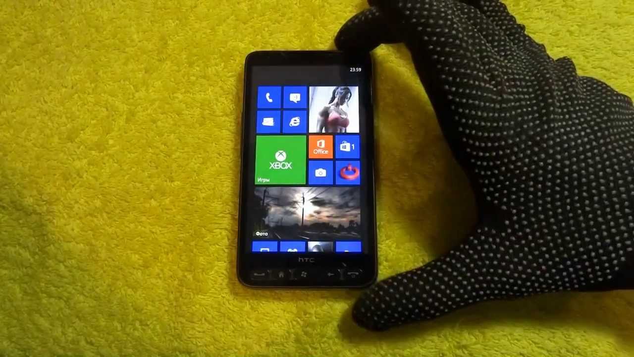 Краткий обзор Windows phone 7.8 на HTC-HD2
