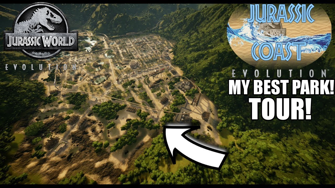 TOUR OF MY BEST PARK BUILD! | Jurassic Coast | Jurassic World: Evolution