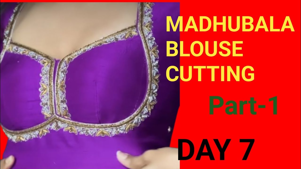 Madhubala Blouse Cutting | Stylish Blouse Design |