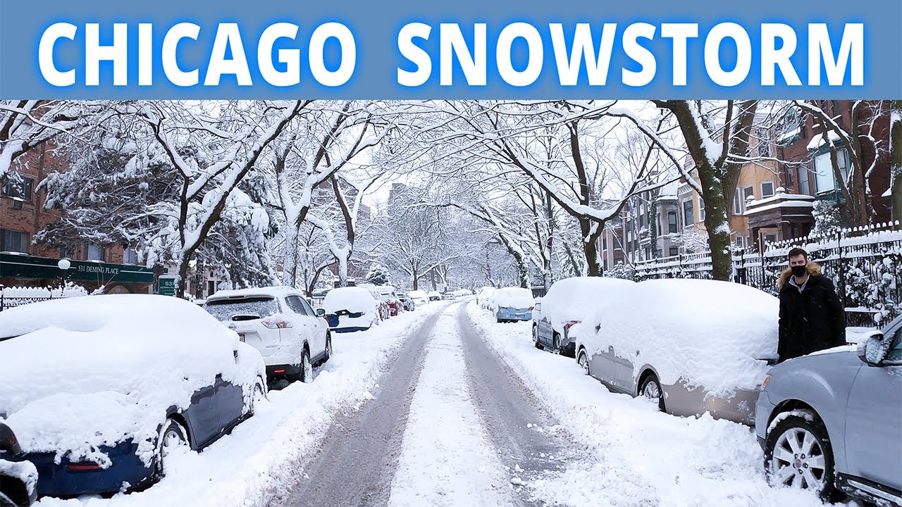❄SNOWSTORM HITS CHICAGO