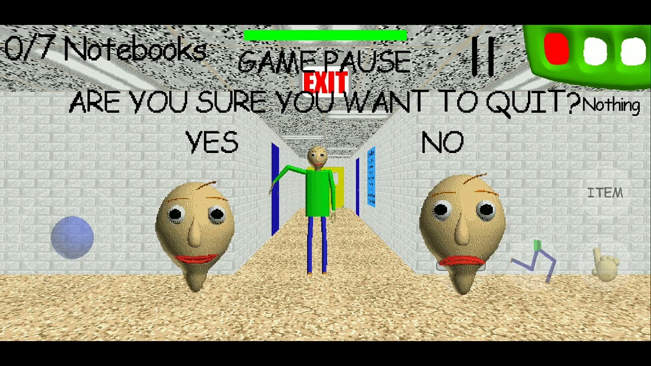 Şu oyundan nefret ediyorum (baldi's   basics classic)
