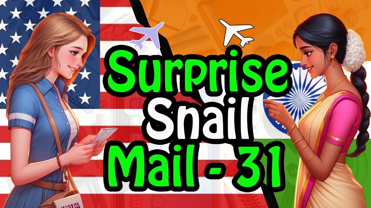 Unboxing Surprise from USA friend Heather Jones! 📦💕 ASMR Snailmail Delight! 🇺🇸🇮🇳