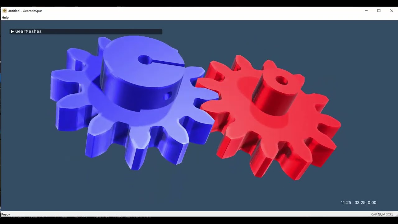 Gearotic Spur STL module