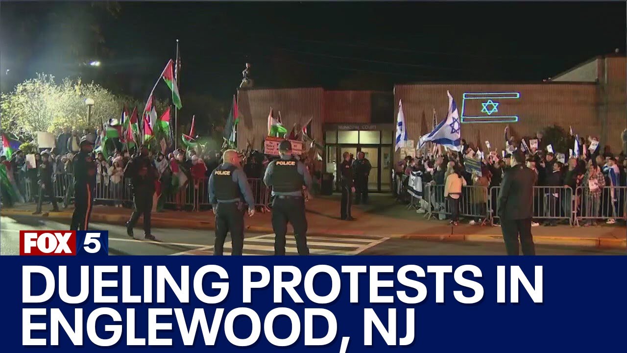 Protesters rally for Palestine, Israel in NJ