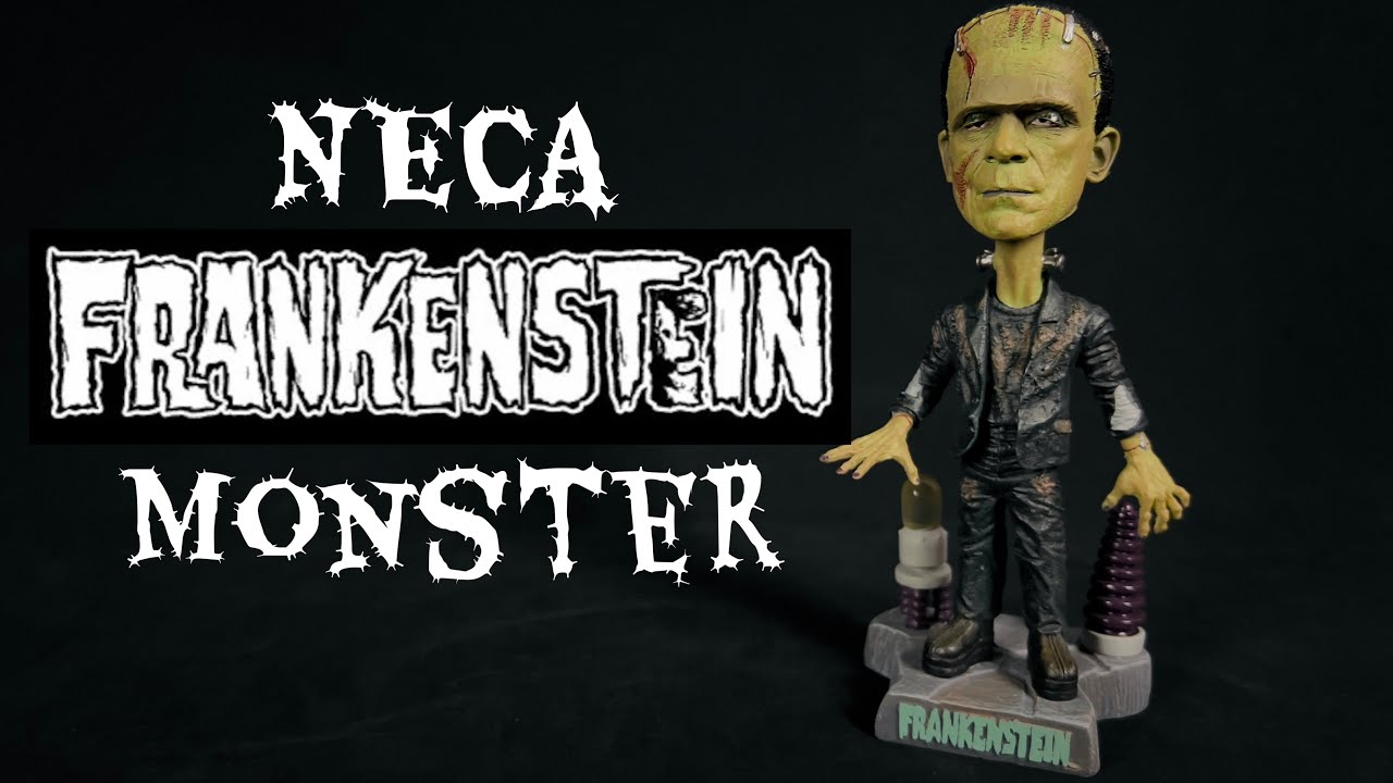 NECA: 1931 Frankenstein's Monster Boris Karloff Universal Monsters Bobble Head Knocker Statue Review