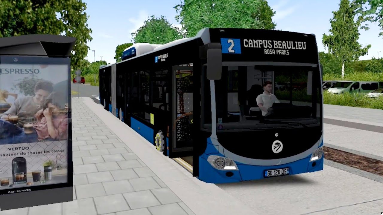 MB citaro CG2 NGT st servan V2         ( repaint Ligne 2 palm d'or )