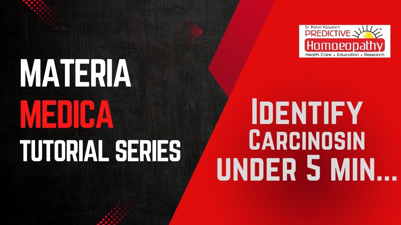 Materia Medica Series | Carcinosin | Remedy 12 | Predictive Homoeopathy | Dr. Swapnil Bhagat