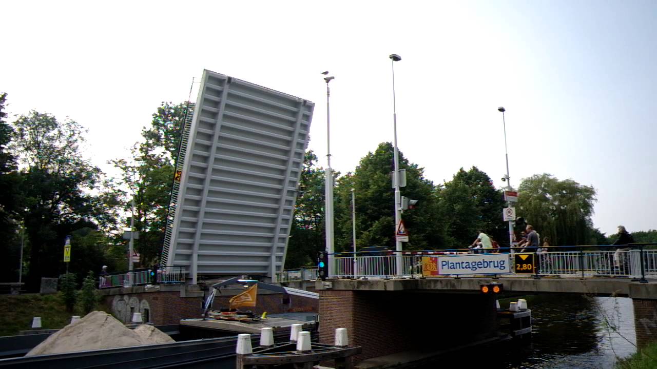 Plantagebrug, Ophaalbrug/ Drawbridge Delft