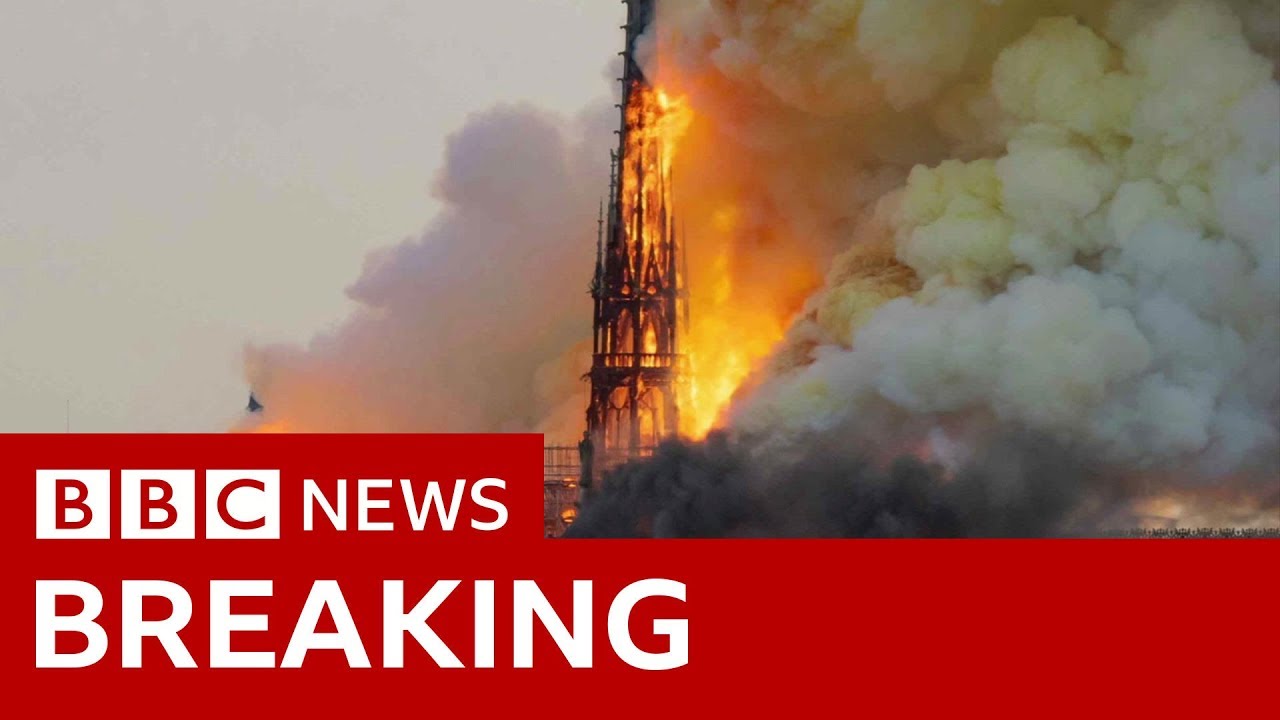 Notre Dame: Blaze engulfs medieval icon - BBC News