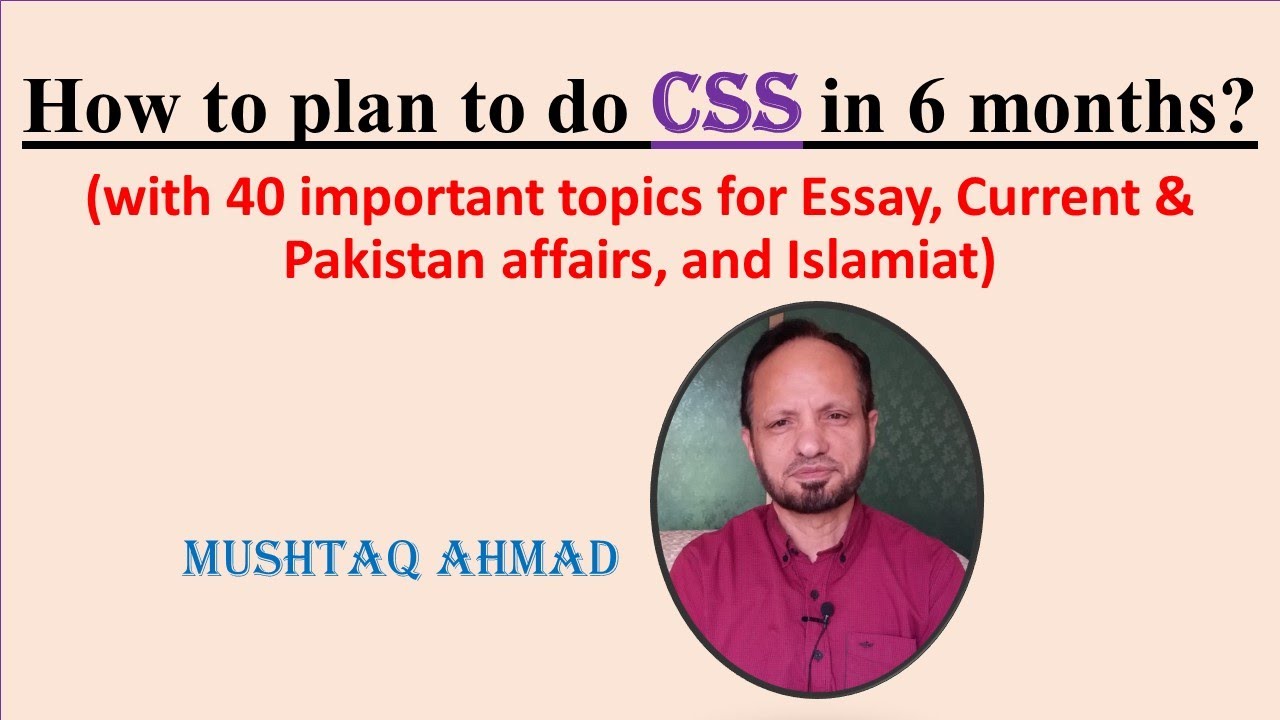 Just this strategy can make you through in CSS in 6 months.