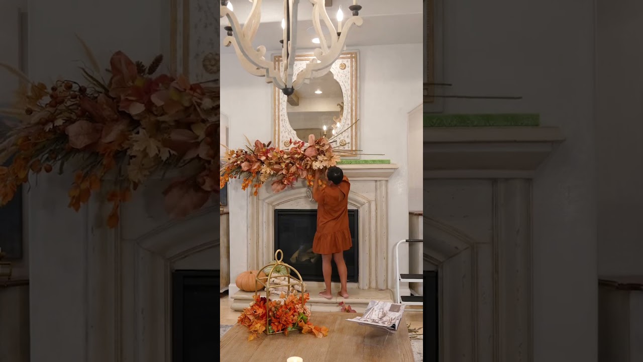 Fall in LOVE with This EASY DIY Fall Decor Mantel Idea for 2024😄