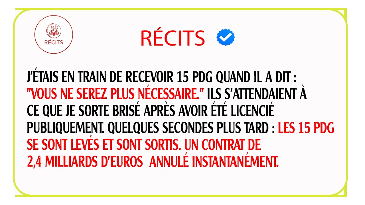 Viré devant 15 PDG par un gamin, mon piège secret lui a coûté 2,4 milliards d’euros !