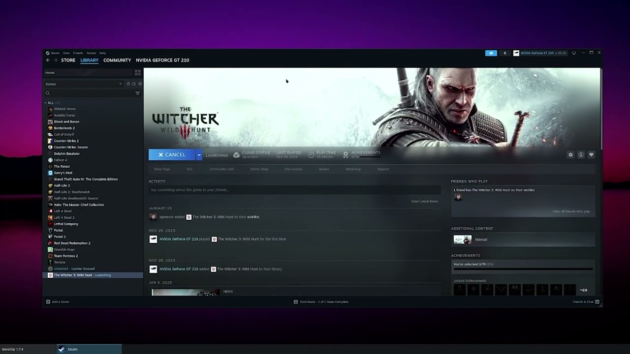 Not sure if I've tried the Witcher 3 or not