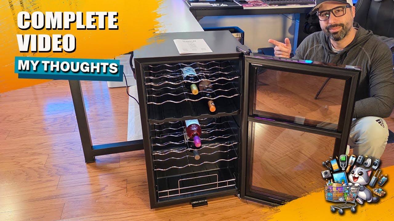 Best Dual Zone Wine Cooler? SCHMECKE Wine Fridge Review!