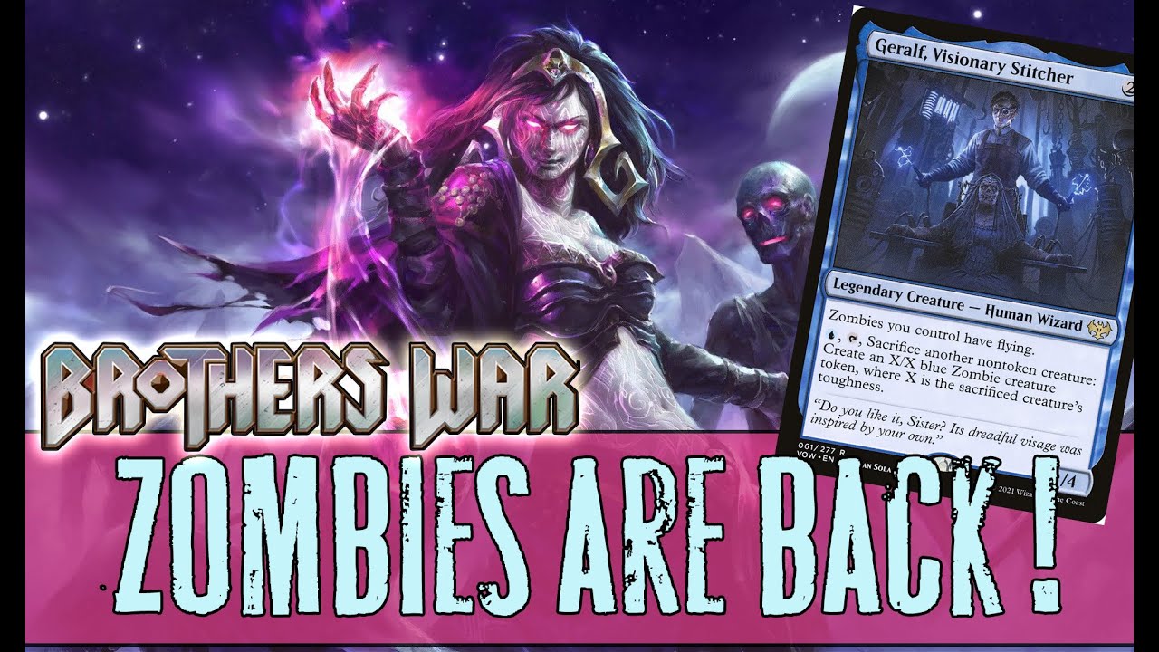 Слово НЕКРОМАНТА - ЗАКОН! MTG Arena Dimir Zombies Standard Brothers War DECK GUIDE!