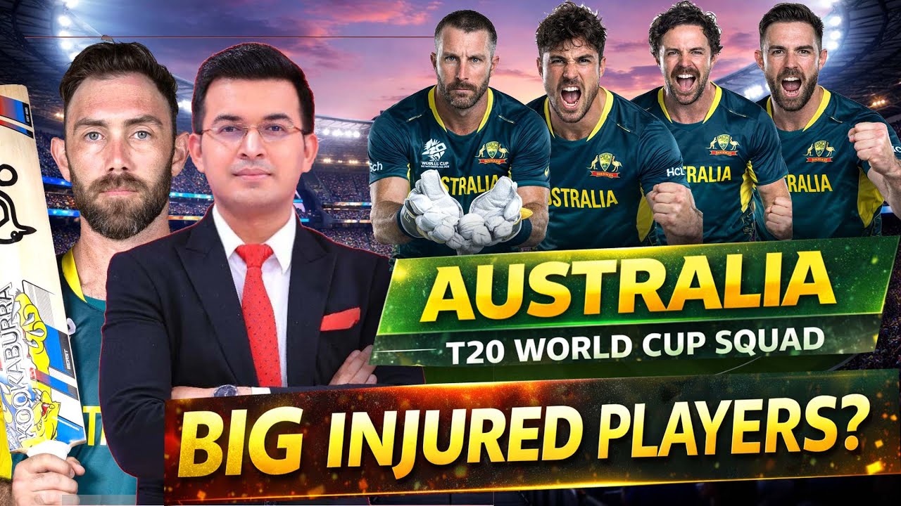 Australia T20 World Cup Squad 2026 Announced | Mitchell Marsh Captain | Injured Players Update