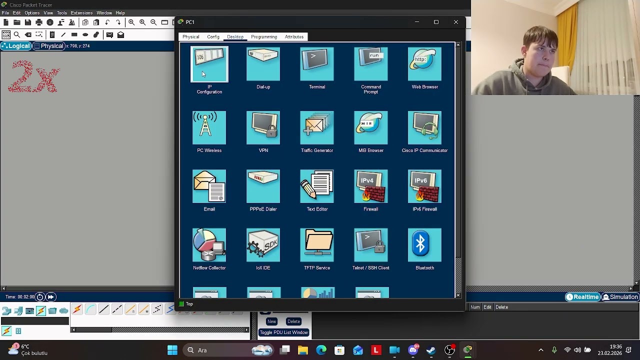 Cisco Packet Tracer Dersleri  İlk Ağlar(Hub anlatımı)