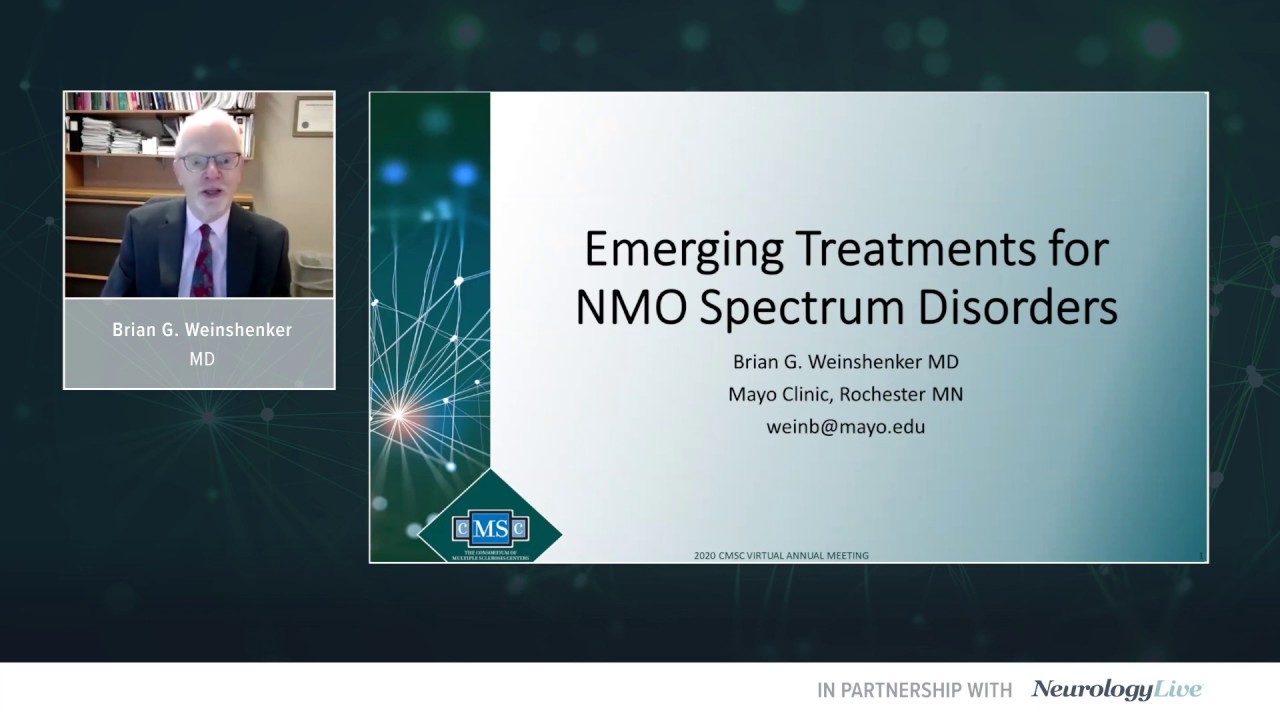 CMSC 2020 Day 1: Brian Weinshenker, MD on NMOSD: Emerging Treatment Options