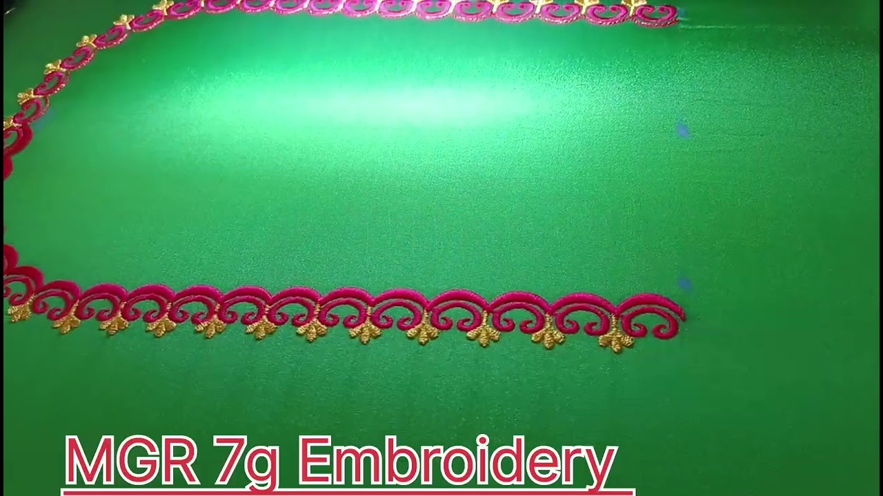 MGR 7g Embroidery machine rakesh enterprises 9916938364