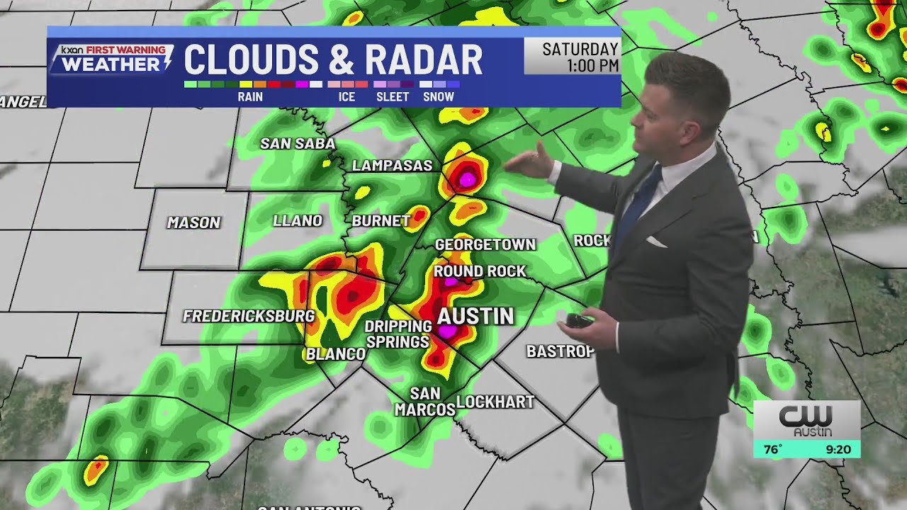 Increasingly wet and stormy Saturday before a damp Sunday | KXAN Forecast (March 6)