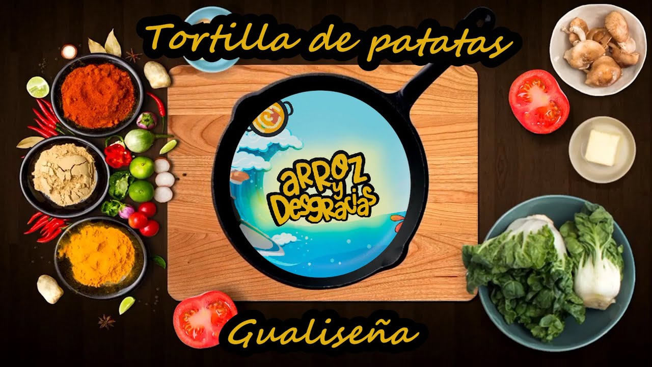 Receta tradicional (TOP SECRET) - TORTILLA de PATATAS GUALISEÑA | Arroz y Desgracias