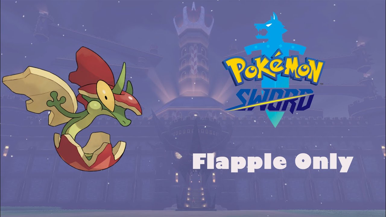 Can I Beat Pokemon Sword With Only Flapple? | No Items In Battle