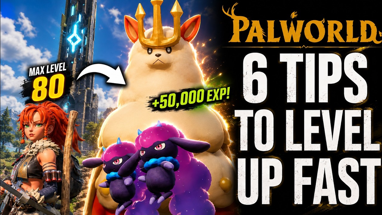 Palworld 1.0 &mdash; 6 советов по прокачке, которые я хотел бы знать раньше (быстро берем 80-й уровень)