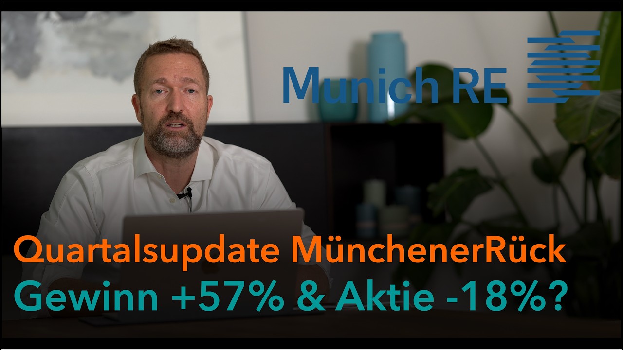 Quartalsupdate M&uuml;nchenerR&uuml;ck - Gewinn +57% & Aktie -18%?