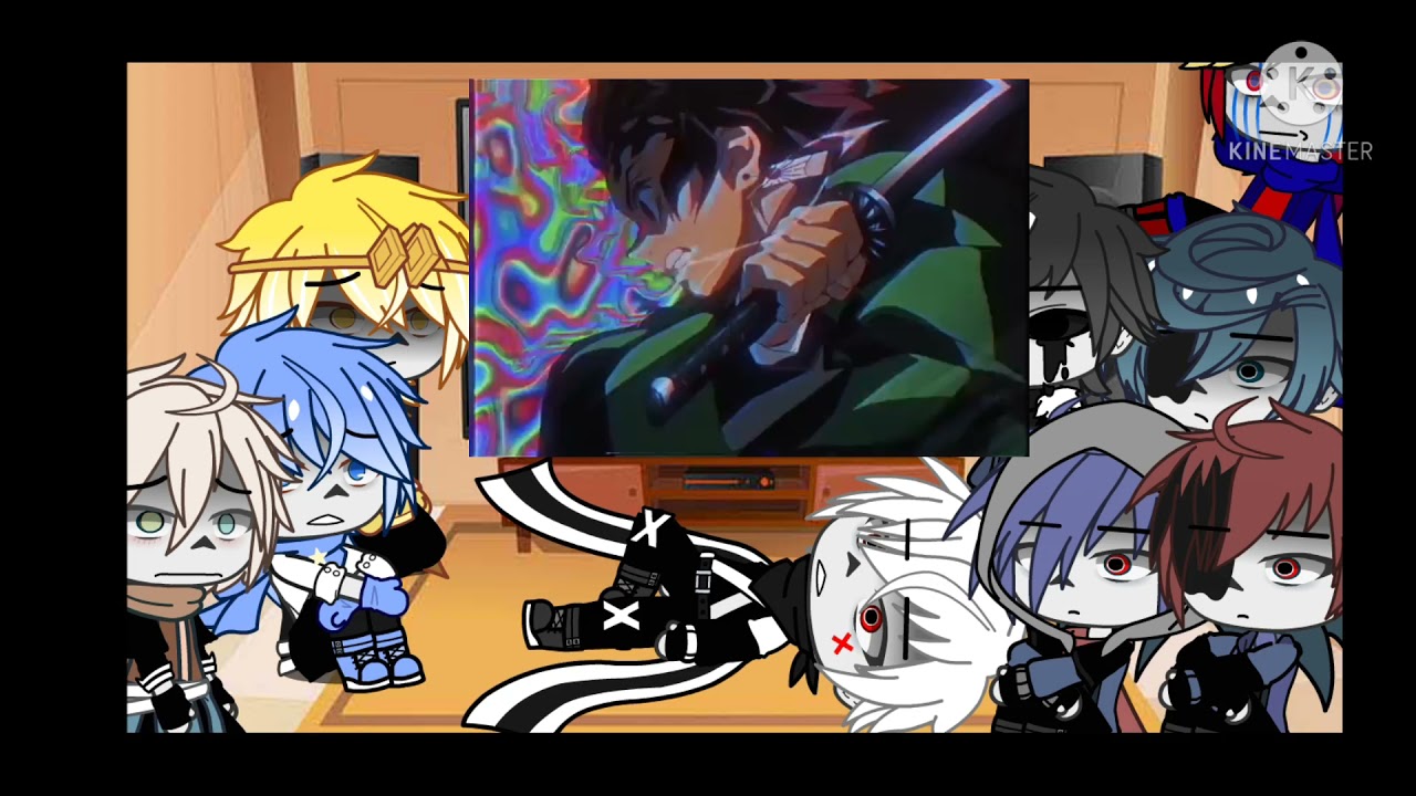 sans aus react to demon slayer
