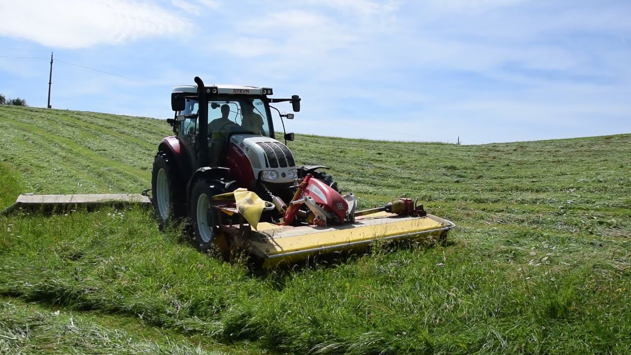 2. Schnitt 2016 | Steyr Profi 4110 Classic, Steyr 958