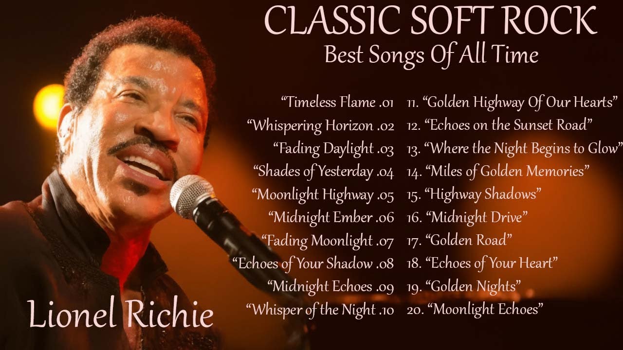 A collection of the best classic Soft Rock songs from the 70s, 80s, and 90s.