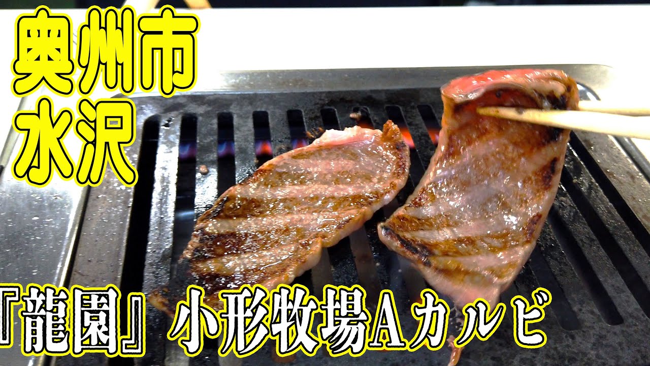 水沢の「龍園」さんでうまいカルビを堪能／水沢袋町の散策【岩手県】