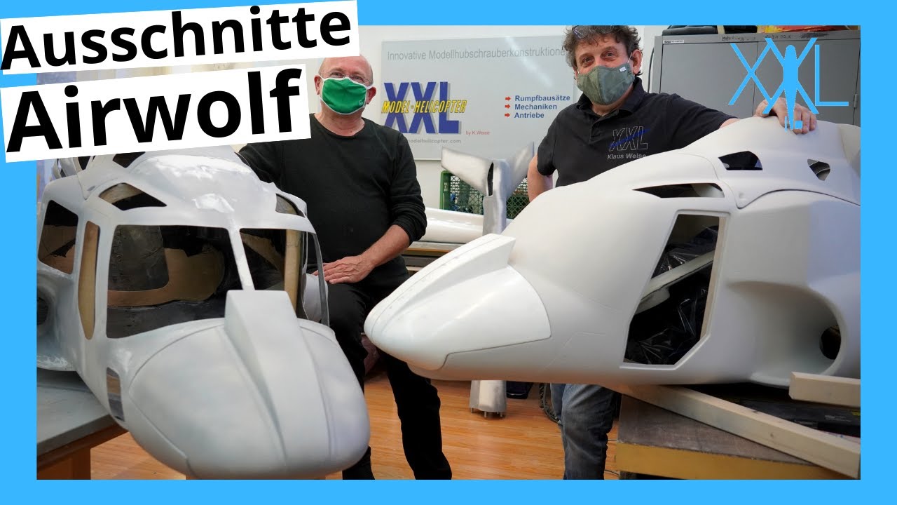 Airwolf Fahrwerksausschnitte erstellen | XXL-modelhelicopter