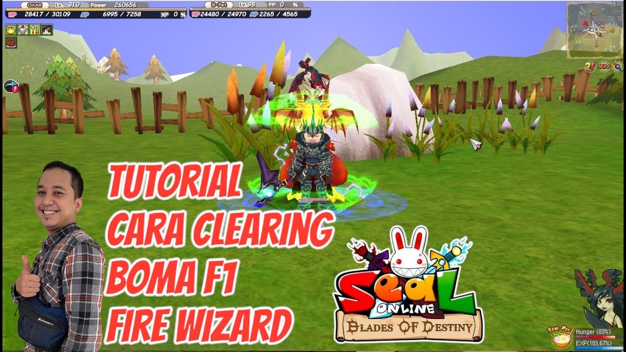 Tutorial Cara Clearing Boma F1 Fire Wizard - Seal Online Blade of Destiny