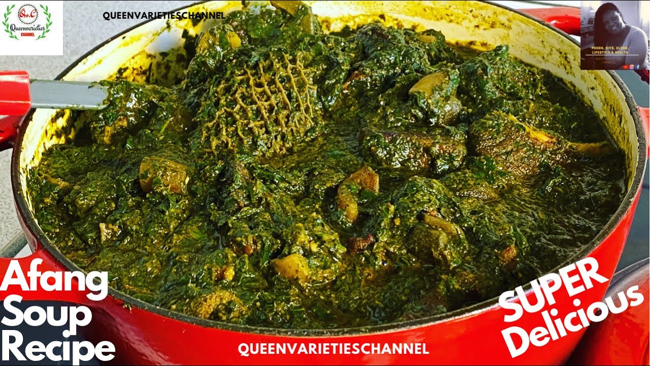 Afang Soup Recipe:Best Nigerian Afang Soup|Calabar Style Afang Soup/Step by Step Guide For Beginners