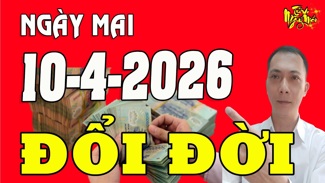 Tử Vi Ng&agrave;y Mới 10/4/2026 CH&Uacute;C MỪNG Con Gi&aacute;p Tr&uacute;ng Giải Đặc Biệt, Tiền T&agrave;i K&eacute;o Đến Chật Nh&agrave;