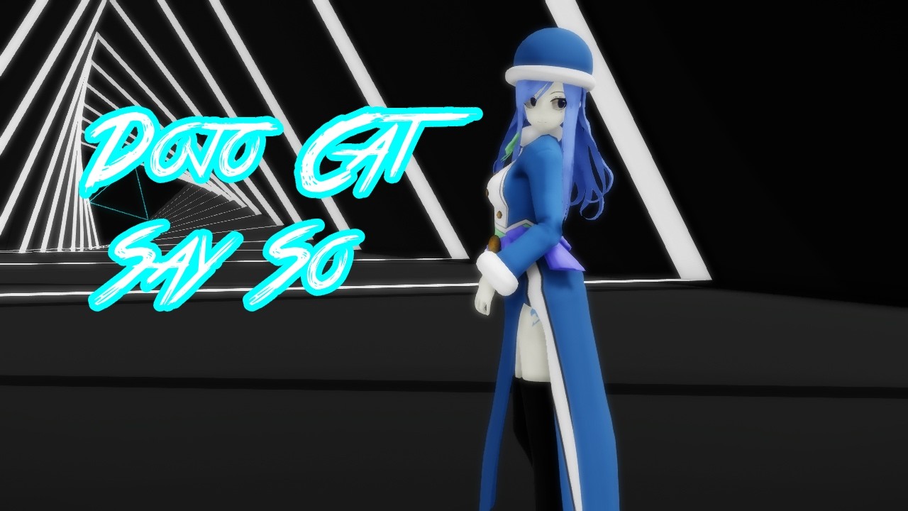 MMD X Fairy Tail Dojo Cat Say So
