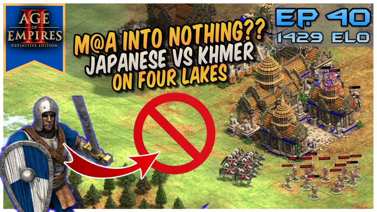 M@A into NOTHING??!?!? | Japanese vs Khmer | Road to Glory Ep 40 | AoE 2DE