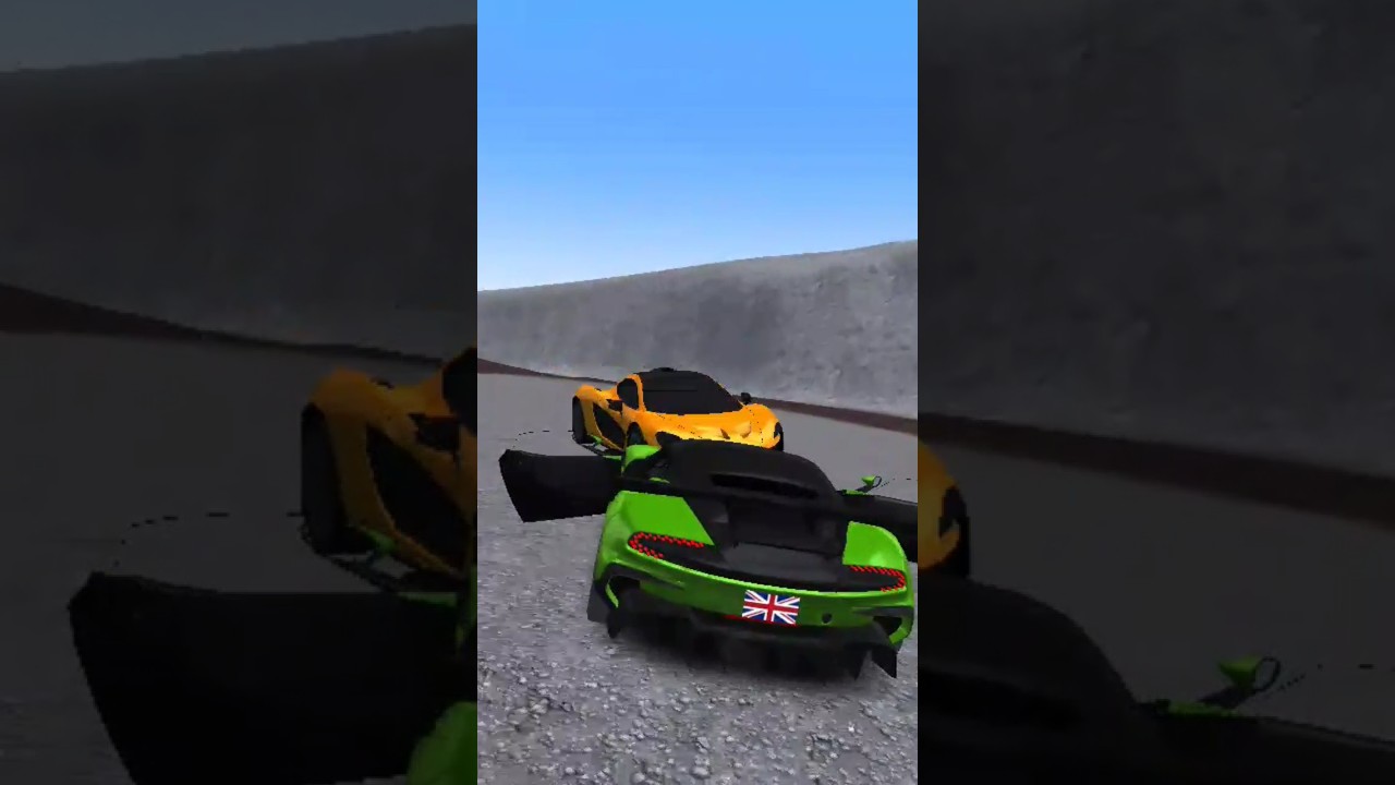 High-speed Cars Accident !! #fastestcars #carracinggame #shorts #youtubeshorts #highspeeddrive