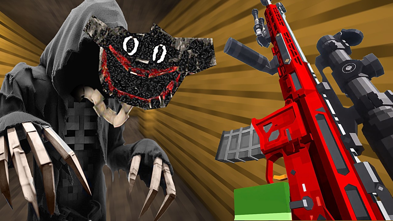 Hunting Minecraft's WORST Horror Mod With OVERPOWERED Guns