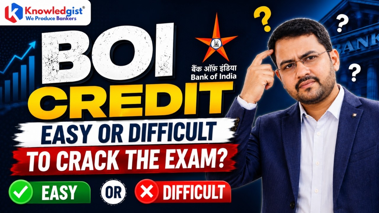 Bank Of India Credit Officer | Easy Or Difficult ? Know The Truth